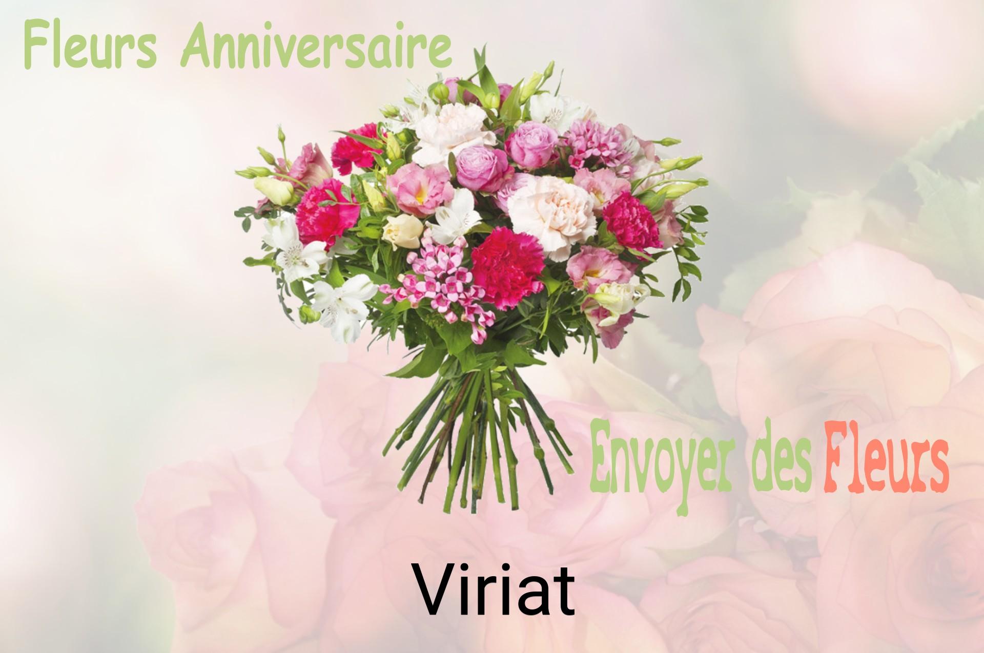 Bouquet de fleurs d’anniversaire livré à Viriat